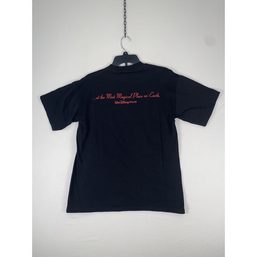 Walt Disney World Shirt Mens Medium Black Epcot Fireworks Mickey Graphic Tee - Picture 2 of 6